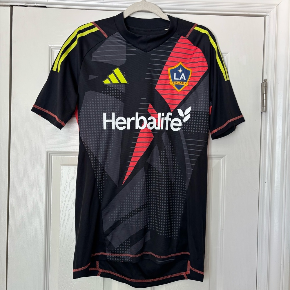 adidas Men's LA Galaxy Black Jersey